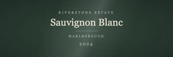 Varnish finish on a sample Sauvignon Blanc wine label
